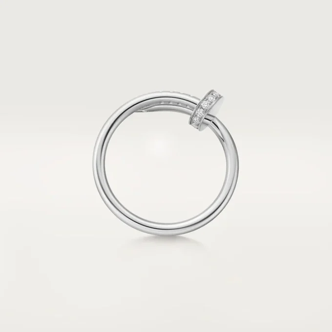 Anillo Juste Un Clou, modelo pequeño, diamantes