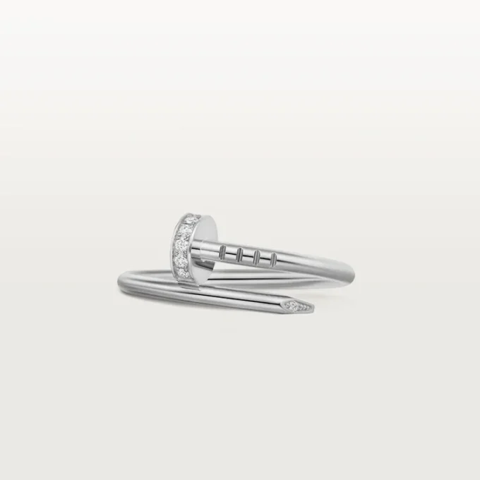 Anillo Juste Un Clou, modelo pequeño, diamantes