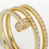 Anillo Juste Un Clou – Oro amarillo, diamantes – Cartier