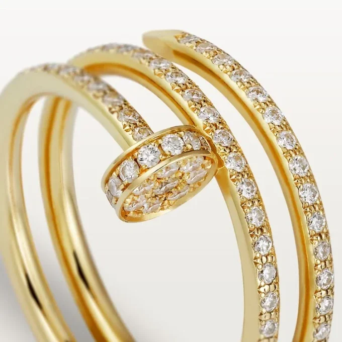 Anillo Juste Un Clou – Oro amarillo, diamantes – Cartier