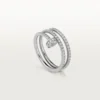 Anillo Juste Un Clou – Oro blanco, diamantes – Cartier