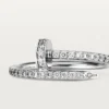 Anillo Juste Un Clou – Oro blanco, diamantes – Cartier