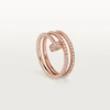 Anillo Juste Un Clou – Oro rosa, diamantes – Cartier