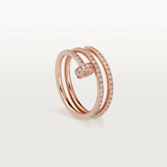 Anillo Juste Un Clou – Oro rosa, diamantes – Cartier