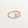 Anillo Juste Un Clou – Oro rosa, diamantes – Cartier