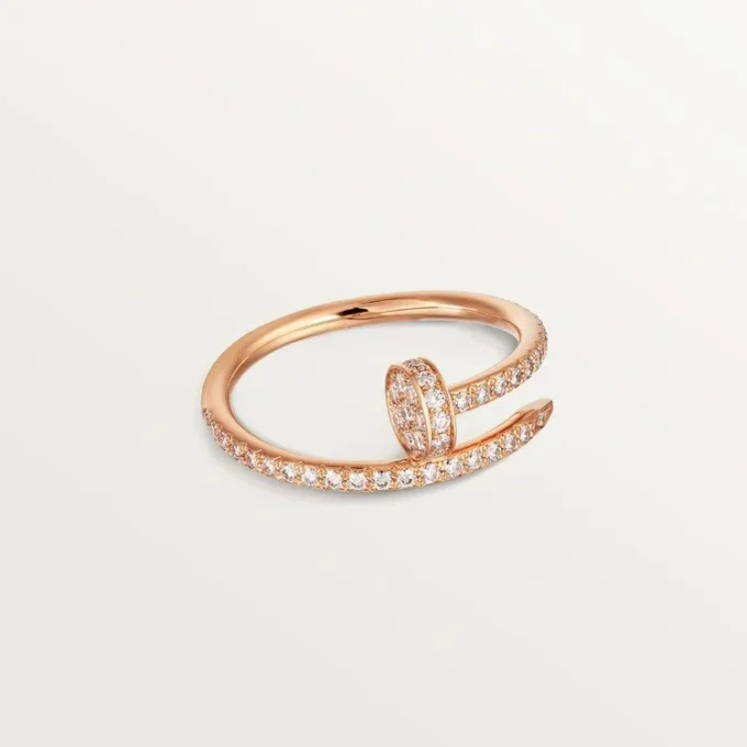 Anillo Juste Un Clou – Oro rosa, diamantes – Cartier