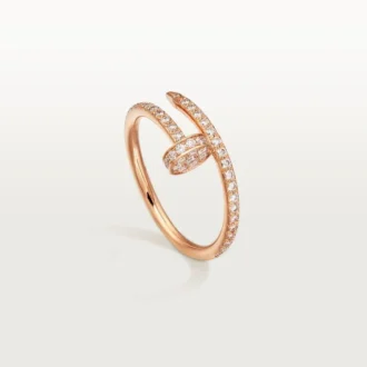 Anillo Juste Un Clou – Oro rosa, diamantes – Cartier