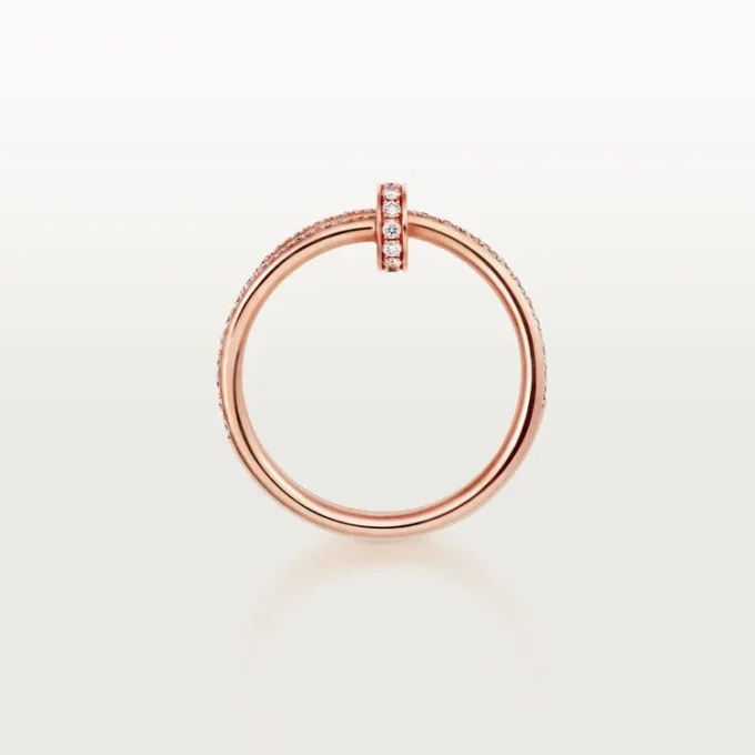 Anillo Juste Un Clou – Oro rosa, diamantes – Cartier