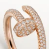 Anillo Juste Un Clou – Oro rosa, diamantes – Cartier