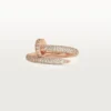 Anillo Juste Un Clou – Oro rosa, diamantes – Cartier