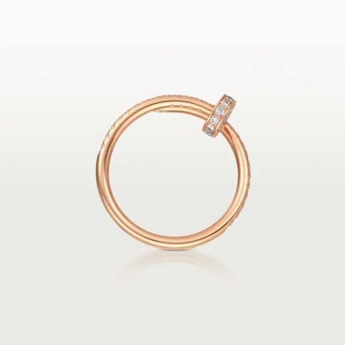 Anillo Juste Un Clou – Oro rosa, diamantes – Cartier