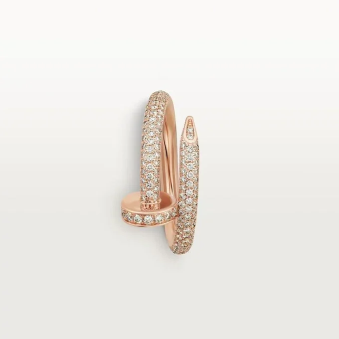 Anillo Juste Un Clou – Oro rosa, diamantes – Cartier