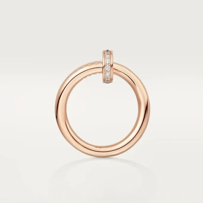 Anillo Juste Un Clou – Oro rosa, diamantes – Cartier