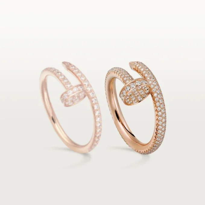 Anillo Juste Un Clou – Oro rosa, diamantes – Cartier