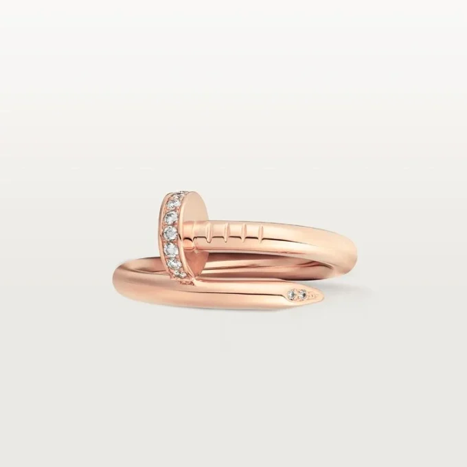 Anillo Juste Un Clou – Oro rosa, diamantes – Cartier