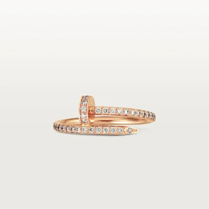 Anillo Juste Un Clou – Oro rosa, diamantes – Cartier