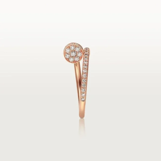 Anillo Juste Un Clou – Oro rosa, diamantes – Cartier