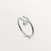 Anillo Juste Un Clou Sm – Oro blanco – Cartier