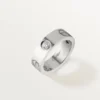 Anillo Love, 3 diamantes – Oro blanco, Diamantes – Cartier Anillo Love, 3 diamantes – Oro blanco, Diamantes – Cartier