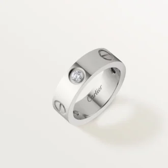 Anillo Love, 3 diamantes – Oro blanco, Diamantes – Cartier