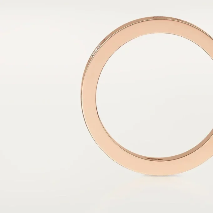 Anillo Love, 3 diamantes – Oro rosa, Diamantes – Cartier Anillo Love, 3 diamantes – Oro rosa, Diamantes – Cartier