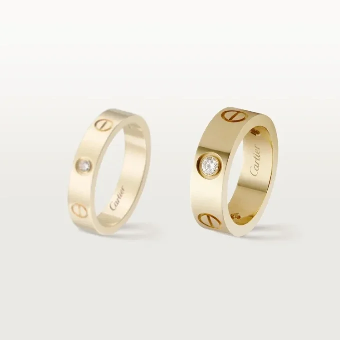 Anillo Love 3 Diamond – Oro amarillo, modelo clásico | Cartier Us Anillo Love 3 Diamond – Oro amarillo, modelo clásico | Cartier Us