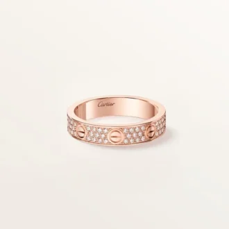 Anillo Love, modelo pequeño, pavé