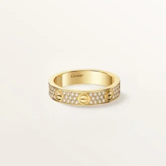 Anillo Love, modelo pequeño, pavé
