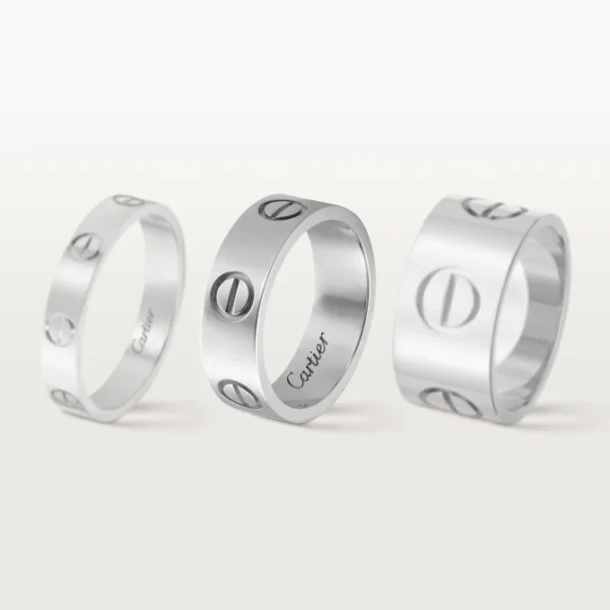 Anillo Love – Oro blanco, modelo clásico | Cartier Us Anillo Love – Oro blanco, modelo clásico | Cartier Us