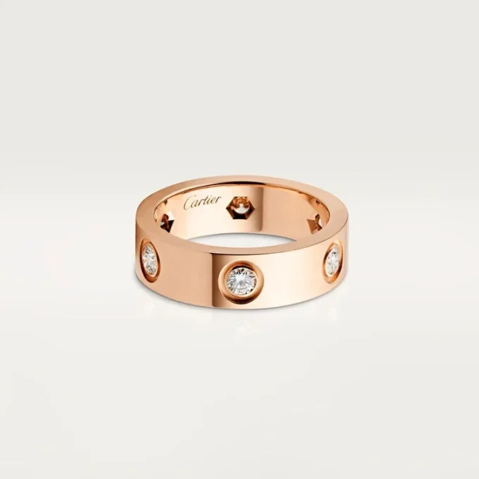 Anillo Love – Oro rosa, diamantes – Cartier Anillo Love – Oro rosa, diamantes – Cartier
