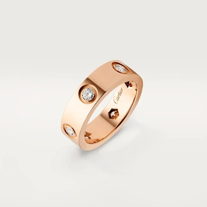 Anillo Love – Oro rosa, diamantes – Cartier Anillo Love – Oro rosa, diamantes – Cartier