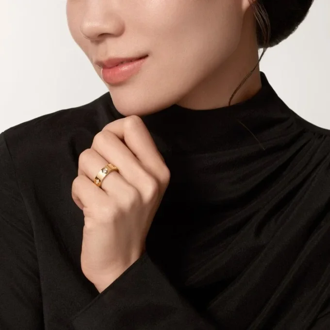 Anillo Love – Oro rosa, diamantes – Cartier Anillo Love – Oro rosa, diamantes – Cartier