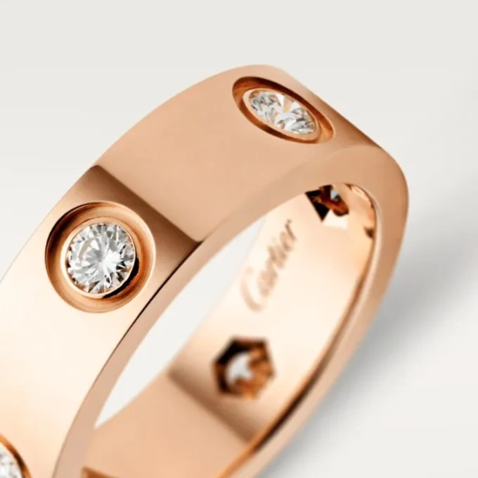 Anillo Love – Oro rosa, diamantes – Cartier Anillo Love – Oro rosa, diamantes – Cartier