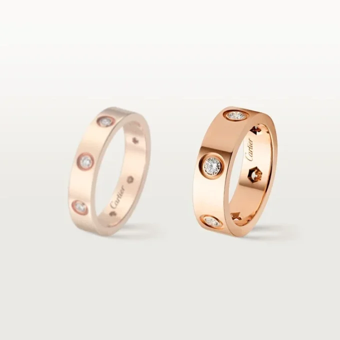Anillo Love – Oro rosa, diamantes – Cartier Anillo Love – Oro rosa, diamantes – Cartier