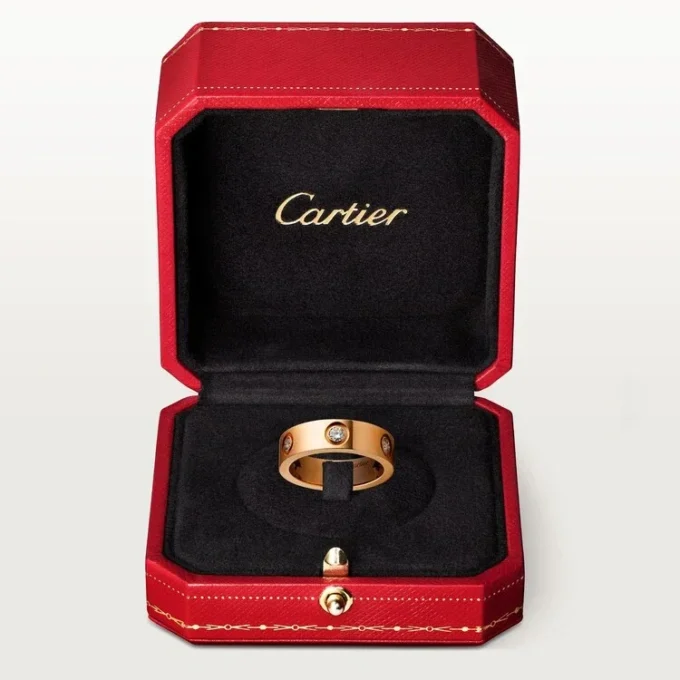 Anillo Love – Oro rosa, diamantes – Cartier Anillo Love – Oro rosa, diamantes – Cartier