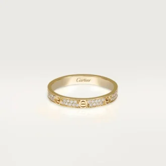 Anillo Love, tamaño pequeño – Oro amarillo, diamantes – Cartier