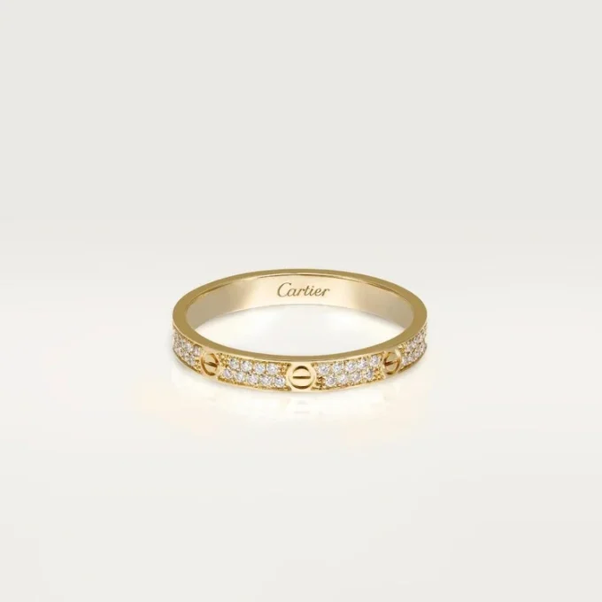 Anillo Love, tamaño pequeño – Oro amarillo, diamantes – Cartier