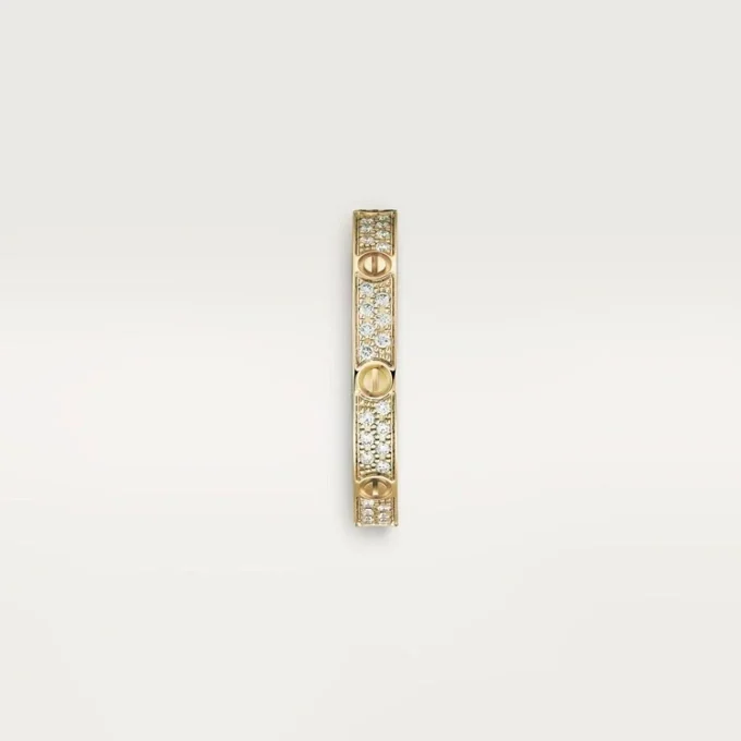 Anillo Love, tamaño pequeño – Oro amarillo, diamantes – Cartier
