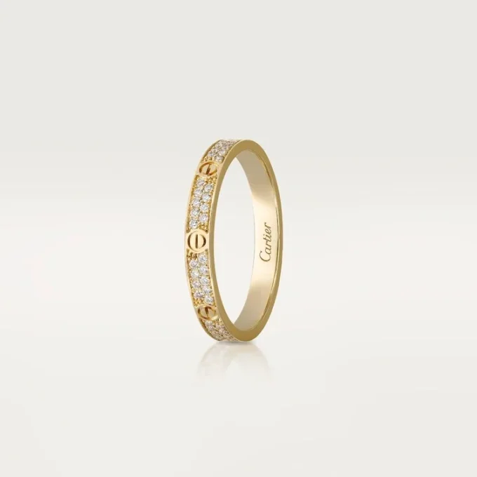 Anillo Love, tamaño pequeño – Oro amarillo, diamantes – Cartier