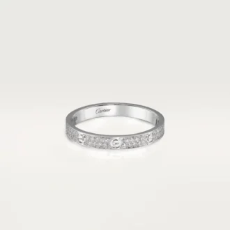 Anillo Love, tamaño pequeño – Oro blanco, diamantes – Cartier