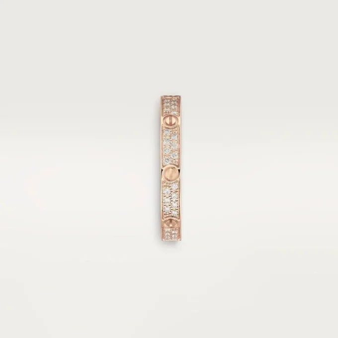 Anillo Love, tamaño pequeño – Oro rosa, diamantes – Cartier