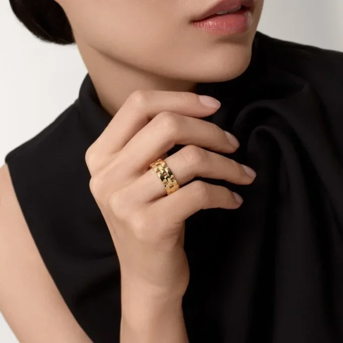 Anillo Maillon Panthere – Oro amarillo – Cartier