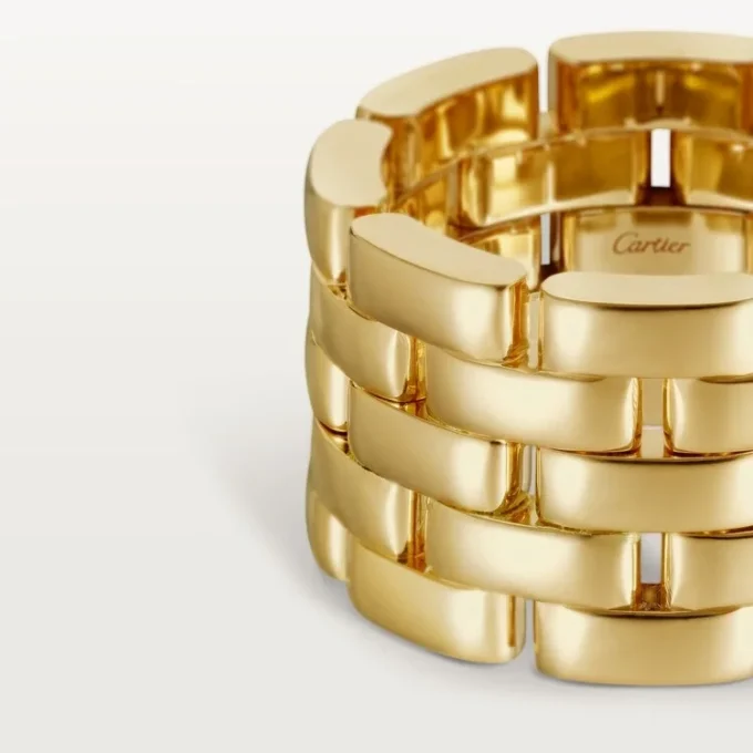 Anillo Maillon Panthere – Oro amarillo – Cartier