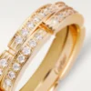 Anillo Maillon Panthere – Oro amarillo, diamantes – Cartier