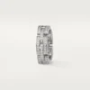 Anillo Maillon Panthere, triple fila, pavé