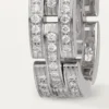 Anillo Maillon Panthere, triple fila, pavé