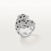 Anillo Panthere De Cartier, articulado, con pavé
