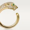 Anillo Panthere de Cartier – Oro amarillo, diamantes, esmeraldas, ónix – Cartier