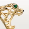 Anillo Panthere de Cartier – Oro amarillo, granates tsavorita, ónix – Cartier