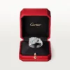 Anillo Panthere De Cartier – Oro blanco, diamantes, esmeraldas, ónix – Cartier
